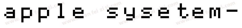 apple sysetem字体转换